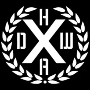 Dog Will Hunt Armaments black and white square logo